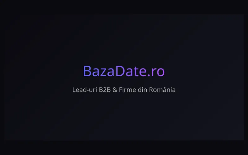BazaDate.ro – firme din România
